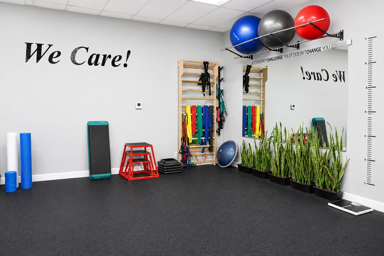 Exercise and rehabilitation space at Nova Physical Therapy’s North Hollywood clinic